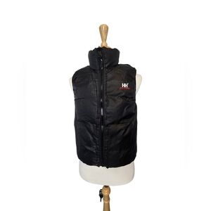 Helly Hansen Reversible Puffer Vest Blue Black Size M Streetwear‎ Cozy Fall